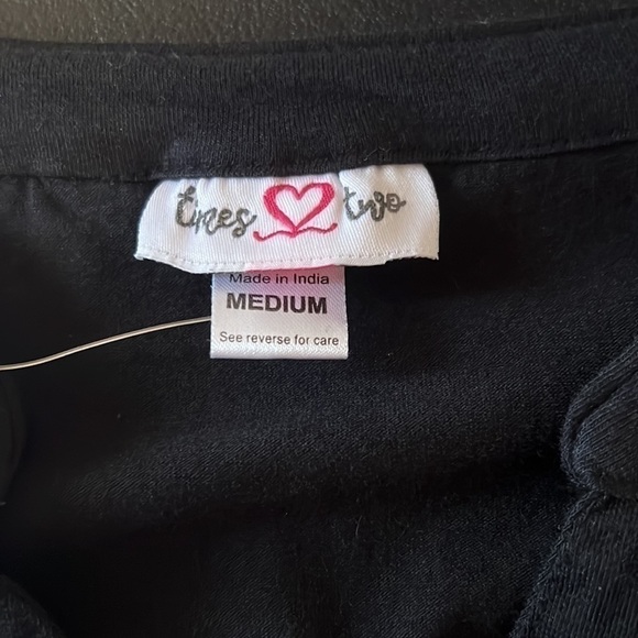 Times Two Maternity NWT Black Quarter Length Sleeve SZ Medium - Picture 4 of 7